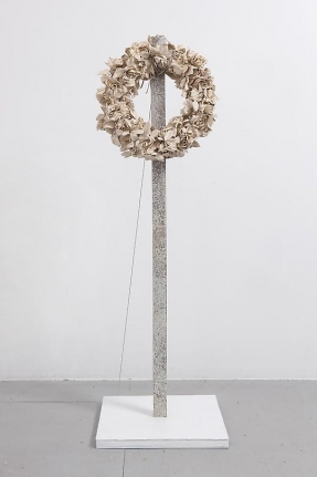 Untitled (Standing Wreath), 2012