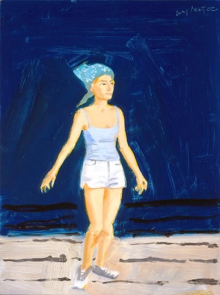 Leora, 2002 Oil on board