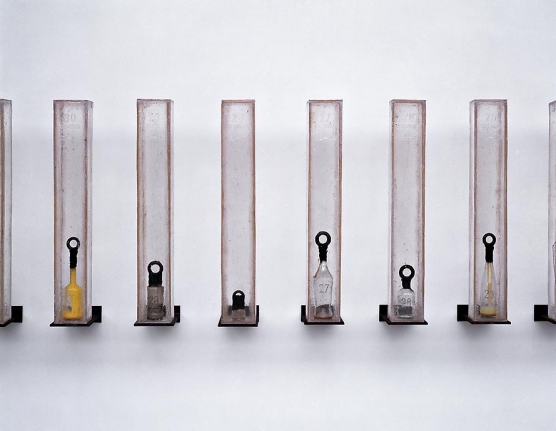 Islands, 1995 Polyester resin, iron, and glass