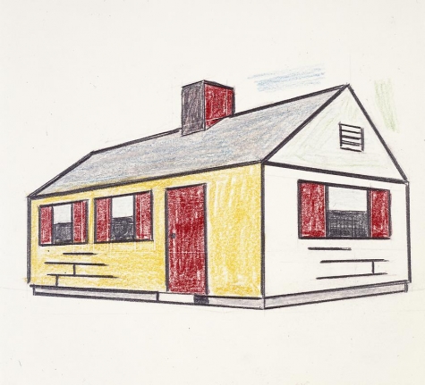 House with Gray Roof, 1997