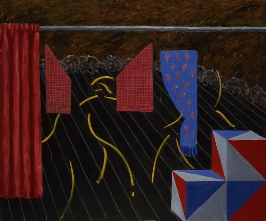 Parade Set with Curtain & Blocks from "Parade Triple Bill", 1980