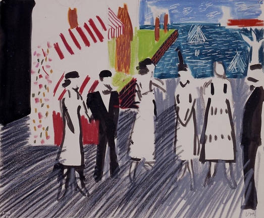 Chorus on Stage from "Les Mamelles de Tiresias", 1980