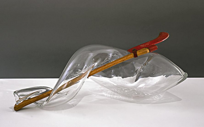 Council, 2000 Glass with found object