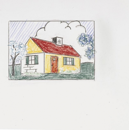 House with Cloud, 1997