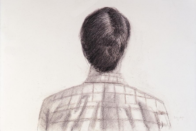 Vincent, 2007 Charcoal on paper