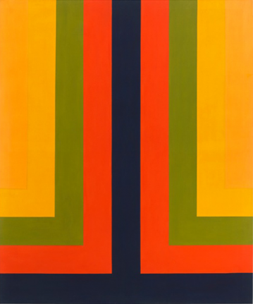 Crystal Reverberance, 1965, Acrylic on canvas
