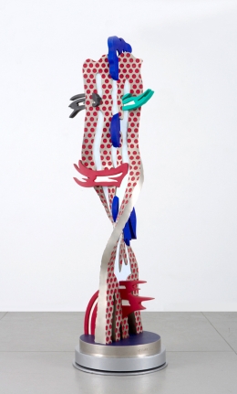 Roy Lichtenstein Metallic Brushstroke Head, 1994