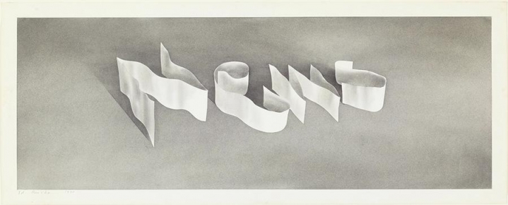 News, 1970 Gunpowder on paper