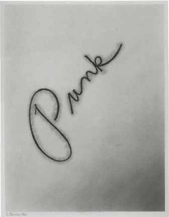 Punk, 1966 Graphite on paper