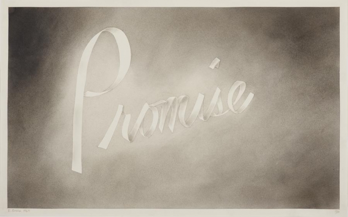 Promise, 1967 Gunpowder on paper