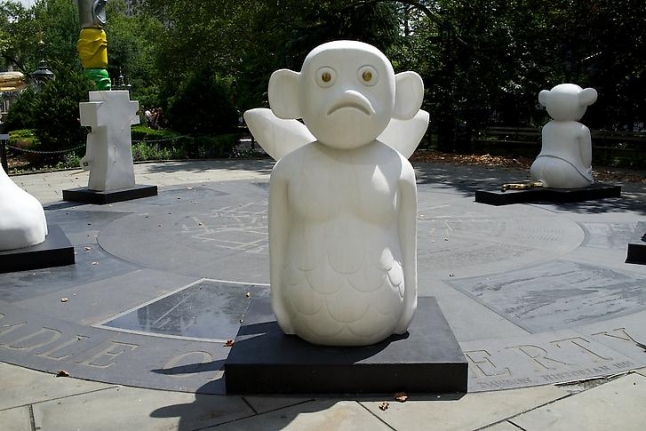 "Lightness of Being," installation view, 2013. City Park Hall, New York.