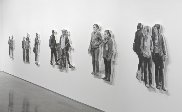 "Here in the Real World." Installation view, 2015. Metro Pictures, New York.