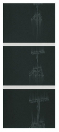 Pump Fall, 2010. Pigment and charcoal on paper, 3 panels, 19 x 25 inches (each) (48.3 x 63.5 cm). MP D-391