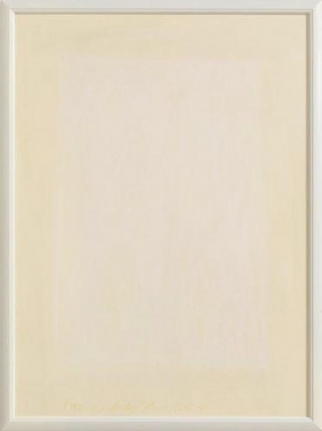 P 42, 2010. Oil on acid free museum mat board, 28 3/4 x 21 1/4 inches (73 x 54 cm). MP 52