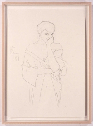 Pilar, 2005. Pencil drawing on paper, 23.4 x 16.5 inches. MP D-6