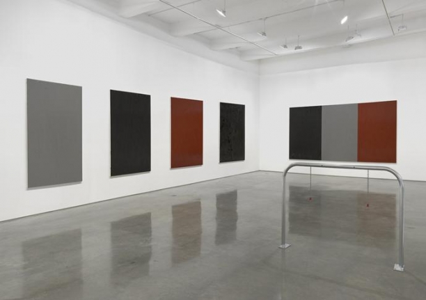 Claire Fontaine, "Stop Seeking Approval." Installation View, 2015. Metro Pictures, New York.