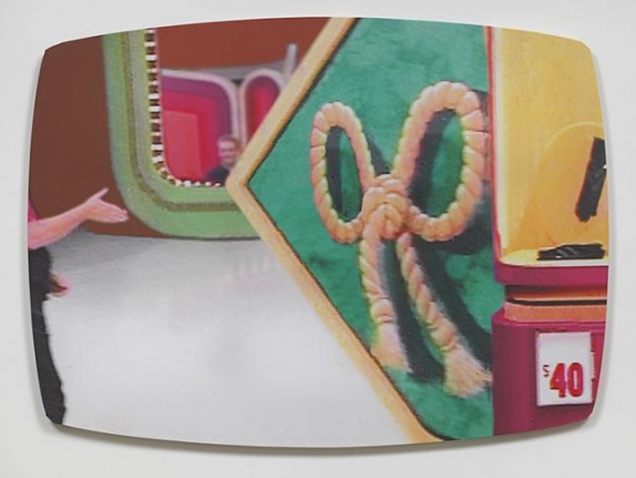 40 Dollars, 2014. Inkjet on polyester fabric. 55 1/4 x 74 9/16 inches (140.3 x 189.4 cm)