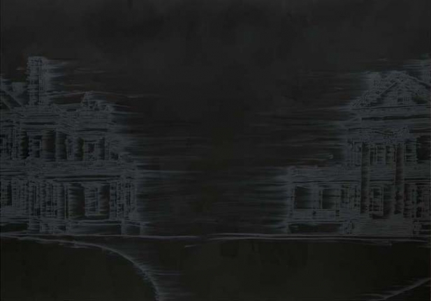 Between Offerings, 2010. Pigment, oil paint and cold wax on canvas, 84 x 120 inches (213.4 x 304.8 cm). MP 228