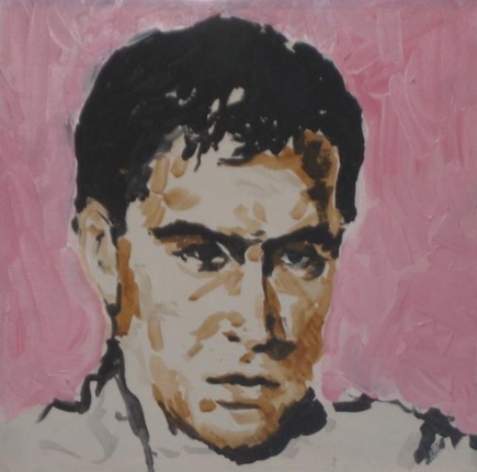 Untitled, 1981. Acrylic on board, 13-1/4 x 13-1/4 inches (32.4 x 32.4 cm). MP 27
