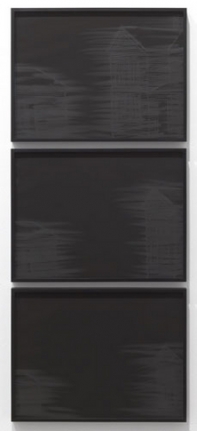 Gein House, 2010. Pigment and charcoal on paper, 3 panels, 19 x 25 inches (each panel) (48.3 x 63.5 cm). MP D-385