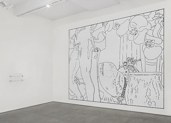 Louise Lawler, "No Drones." Installation view, 2014. Metro Pictures, New York.