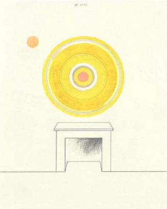 Another Mouth to Feed (in Yellow), 2003. Graphite, gouache, ink and colored pencil on paper, 10 1/2 x 8 inches. MP D-82