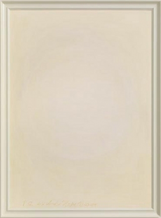 P 12, 2010. Oil on acid free museum mat board, 28 7/8 x 21 1/8 inches (73.3 x 53.7 cm). MP 55