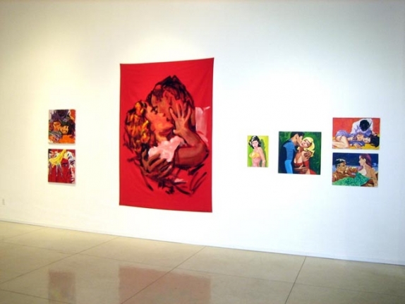 80s Paintings, 2008, installation view. Metro Pictures, New York.