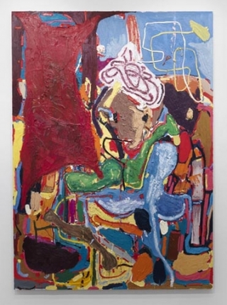 Aladin und die Wunderlampe (Aladdin and the Magic Oil Lamp), 2010. Oil on canvas, 124 1/2 X 90 1/2 inches (316.2 x 229.9 cm). MP 47