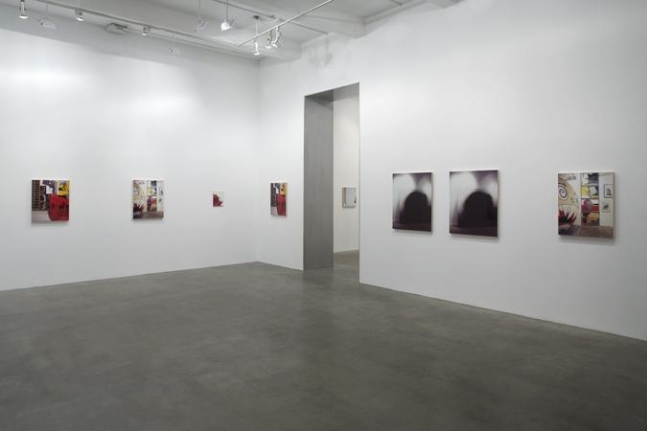 "Sucked In, Blown Out, Obviously Indebted or One Foot in Front of the Other," installation view, 2008. Metro Pictures, New York.