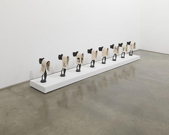 Installation view, 2012. Metro Pictures, New York.