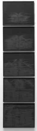 Texas Chainsaw Massacre 2, 2010. Pigment and charcoal on paper, 5 panels, 19 x 25 inches (each panel) (48.3 x 63.5 cm). MP D-384
