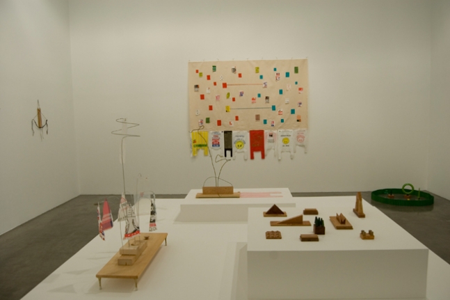 B. Wurtz: Works 1970â2011, installation view. Metro Pictures, New York.