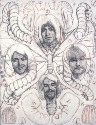 Study for Devotional Painting, 1987. Pencil on paper, 17 x 14 inches. MP D-59
