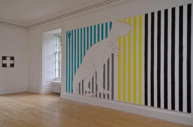 When Dinosaurs Become Modernists. Installation view, 2012.