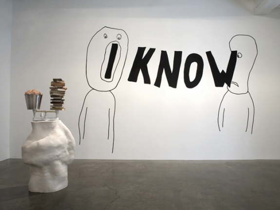 Olaf Breuning Installation view, 2008