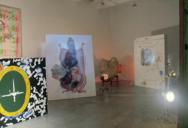 "The Poetics Project: 1977 - 1997," installation view, 1998. Metro Pictures, New York.