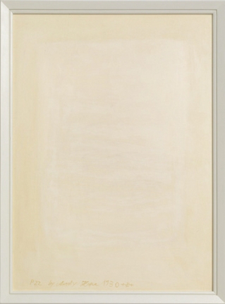 P 22, 2010. Oil on acid free museum mat board, 28 7/8 x 21 1/4 inches (73.3 x 54 cm). MP 53