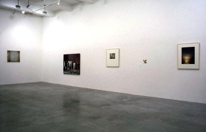 "Paint, Wall, Pictures: Something Always Follows Something Else She Wasn't Always a Statue," installation view, 1997. Metro Pictures, New York.