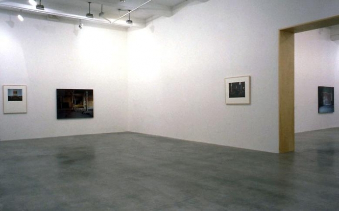 "Paint, Wall, Pictures: Something Always Follows Something Else She Wasn't Always a Statue," installation view, 1997. Metro Pictures, New York.
