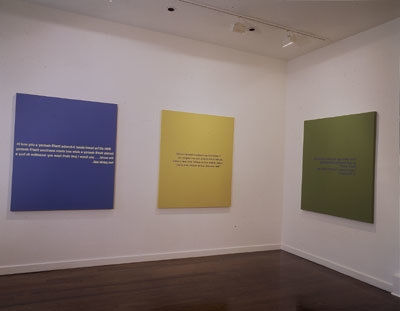 Installation View, 1998