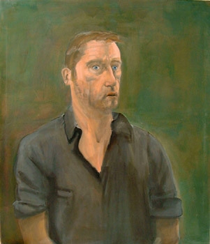 Albert Oehlen Self-Portait with Open Mouth, 2001