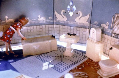 Laurie Simmons First Bathroom/Woman Standing Left, 1978
