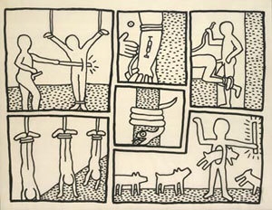 Keith Haring, Untitled(Jan. 16, 1981), 1981