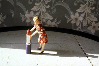 Laurie Simmons Pushing Lipstick (Full Profile), 1979