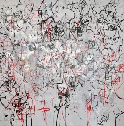 George Condo The White House, 2017
