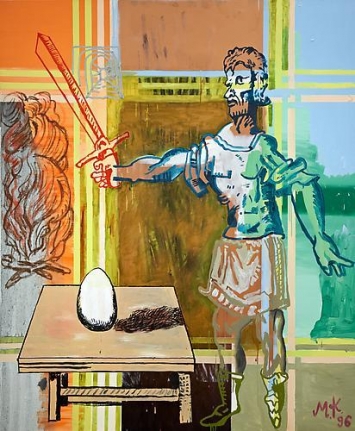 Martin Kippenberger, Des Philosophens Ei (Philosopher's Egg), 1996
