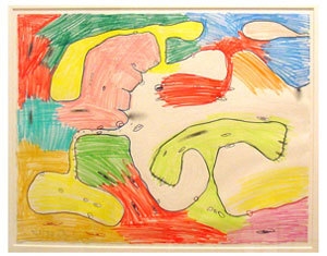 Carroll Dunham, Untitled, 1990