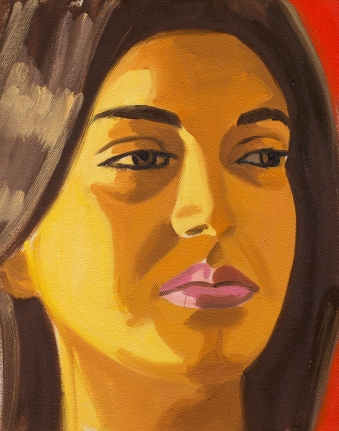 David Salle, Untitled (portrait 16)