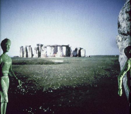 Laurie Simmons Tourism: Green Stonehenge, 1984